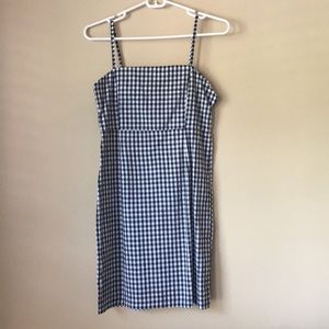 Black and white gingham dress